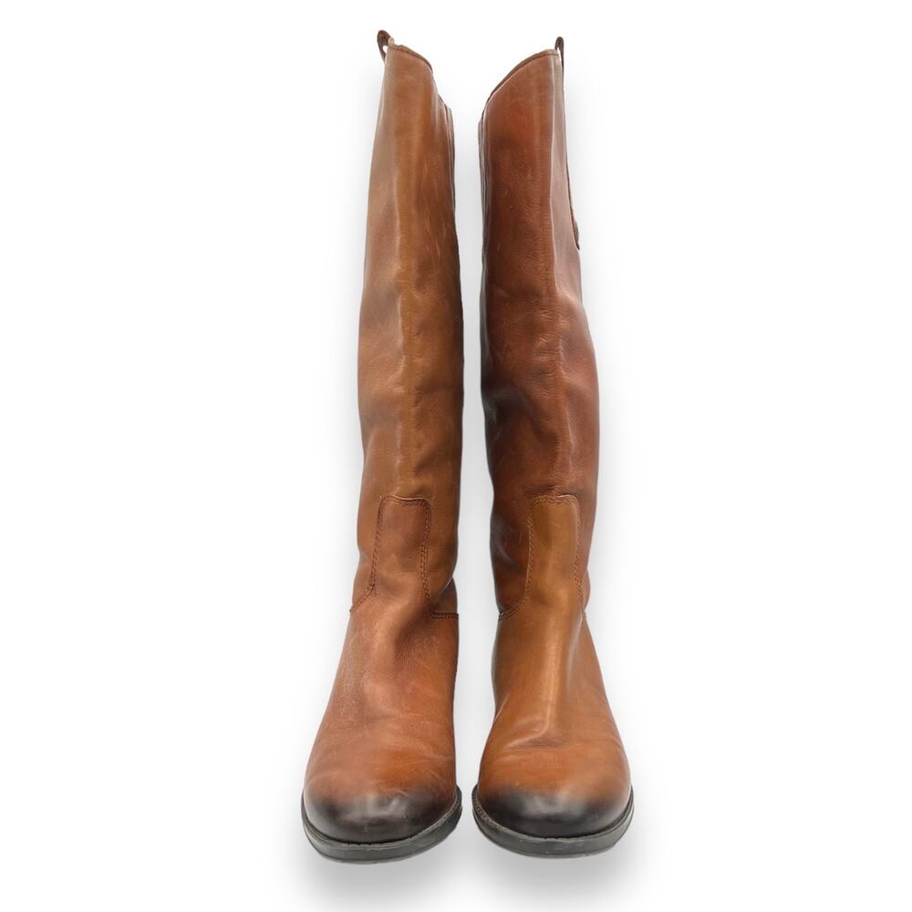 Sam Edelman Penny 2 Riding Boots size 6M Whiskey Brown Leather Knee High - Picture 3 of 14